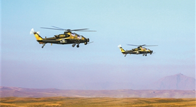 第76集團軍某旅組織飛行訓練