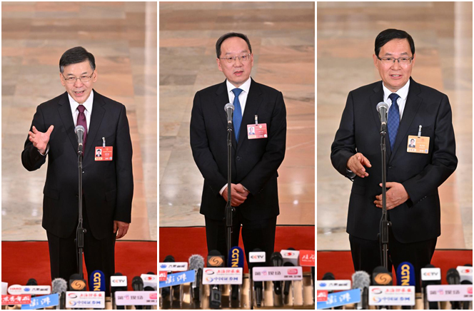 十四屆全國人大四次會(huì)議首場(chǎng)“部長(zhǎng)通道”集中採訪活動(dòng)舉行