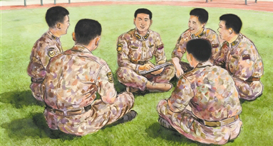 知兵愛(ài)兵架起“連心橋”